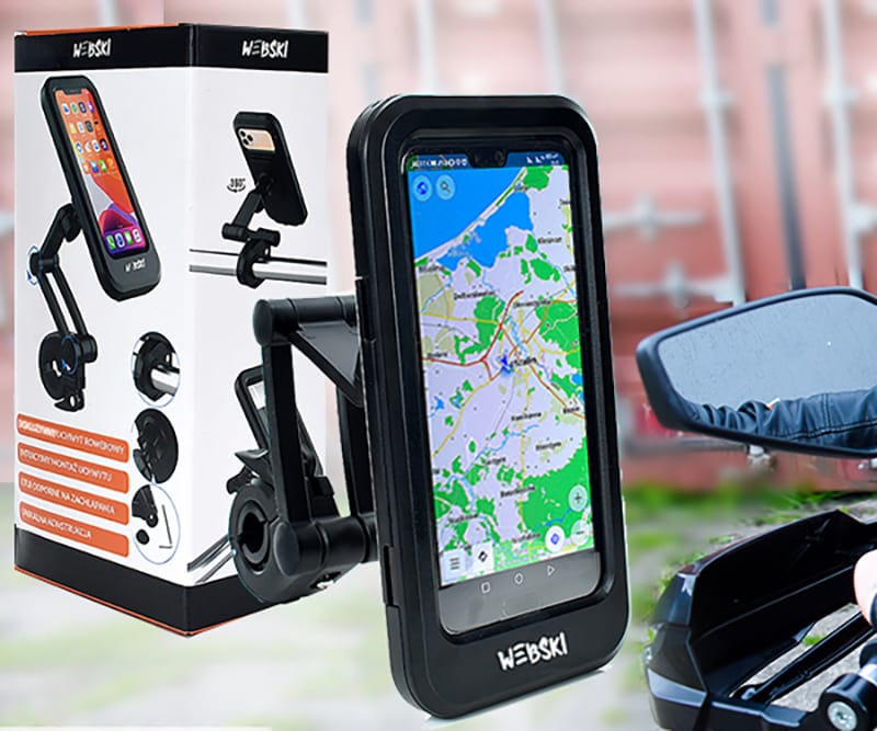 Uchwyt motocyklowy ATH-400 wodoodporny do telefonu UCHATH400