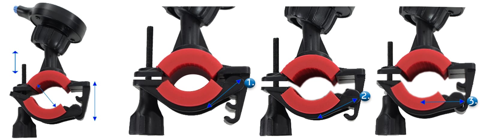 Uchwyt na telefon z systemem JustLOCK Power Ride Bike