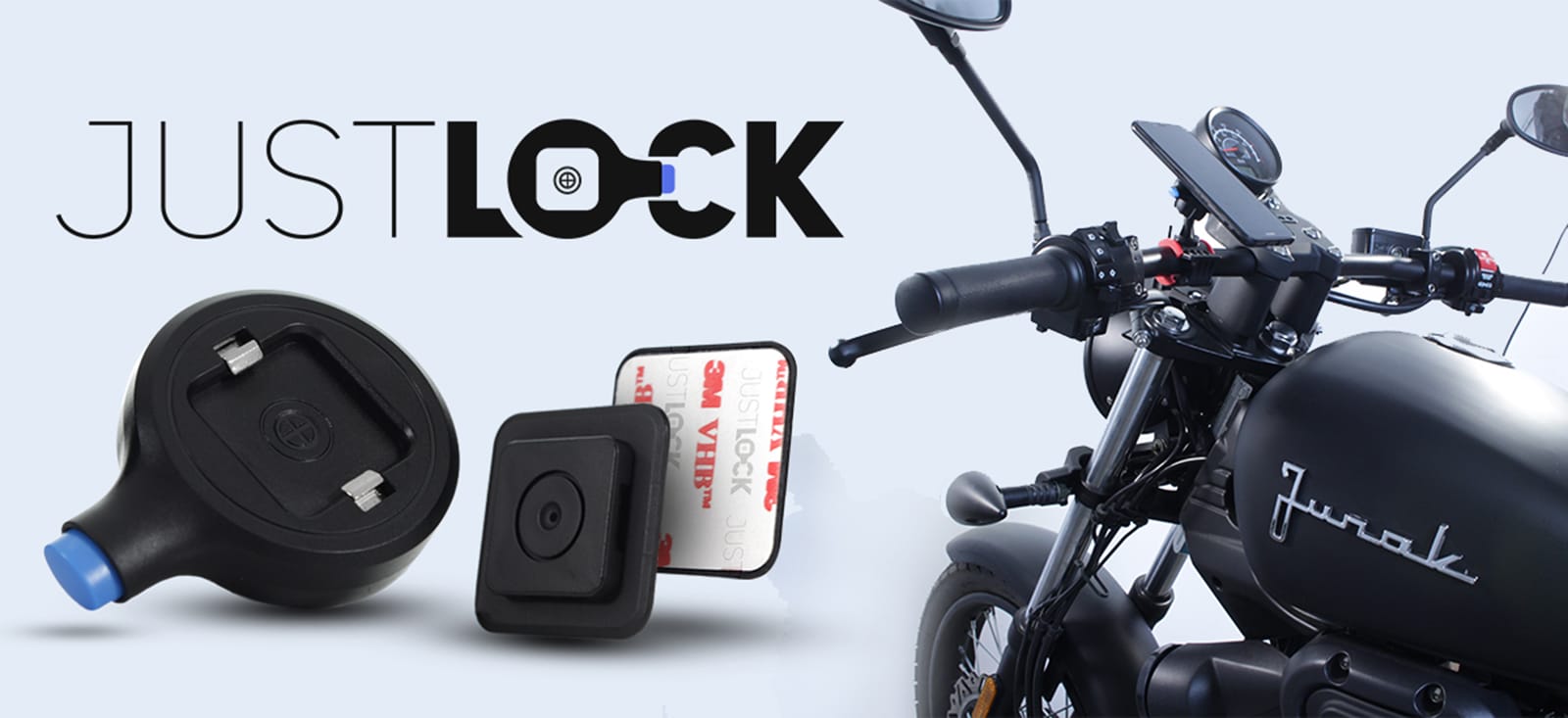 Uchwyt na telefon z systemem JustLOCK Power Ride Bike